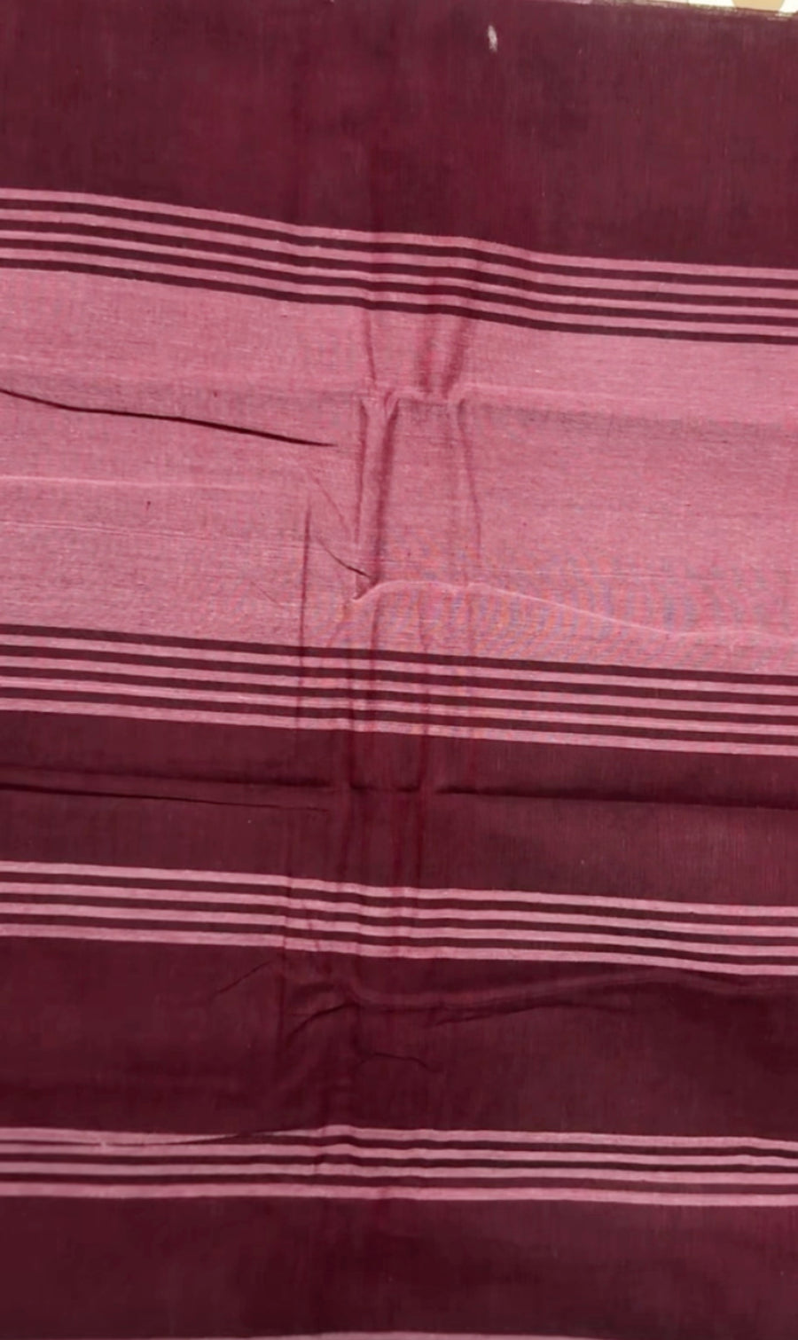 টাঙ্গাইল নকশী পাড়ের সুতি শাড়ি —খয়েরী