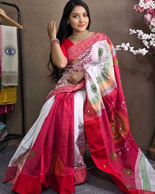 ধুপিয়ান সিল্ক শাড়ি
