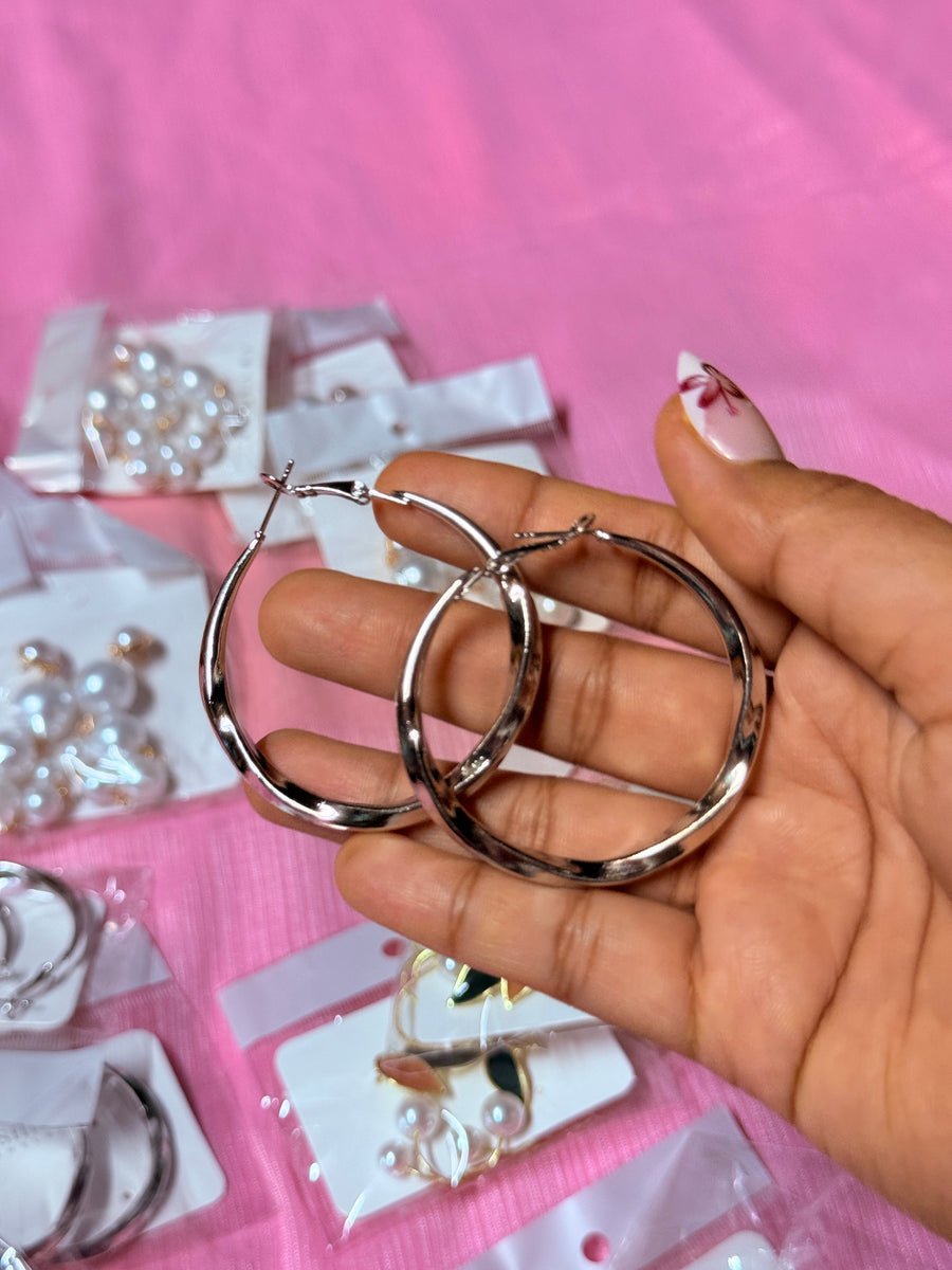 ক্লাসিক সিলভার হুপ