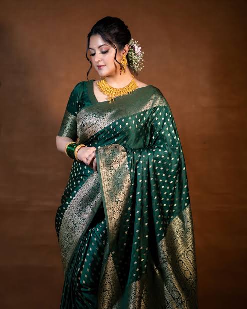সিল্ক কাতান শাড়ি — পরিমনি স্টাইল